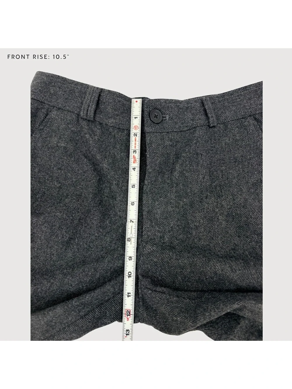 I Love Ugly Kobe Wool Blend Charcoal Pants M